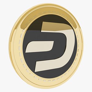 Dash Cryptocurrency Gold Coin