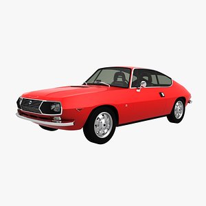 3d lancia fulvia sport zagato model