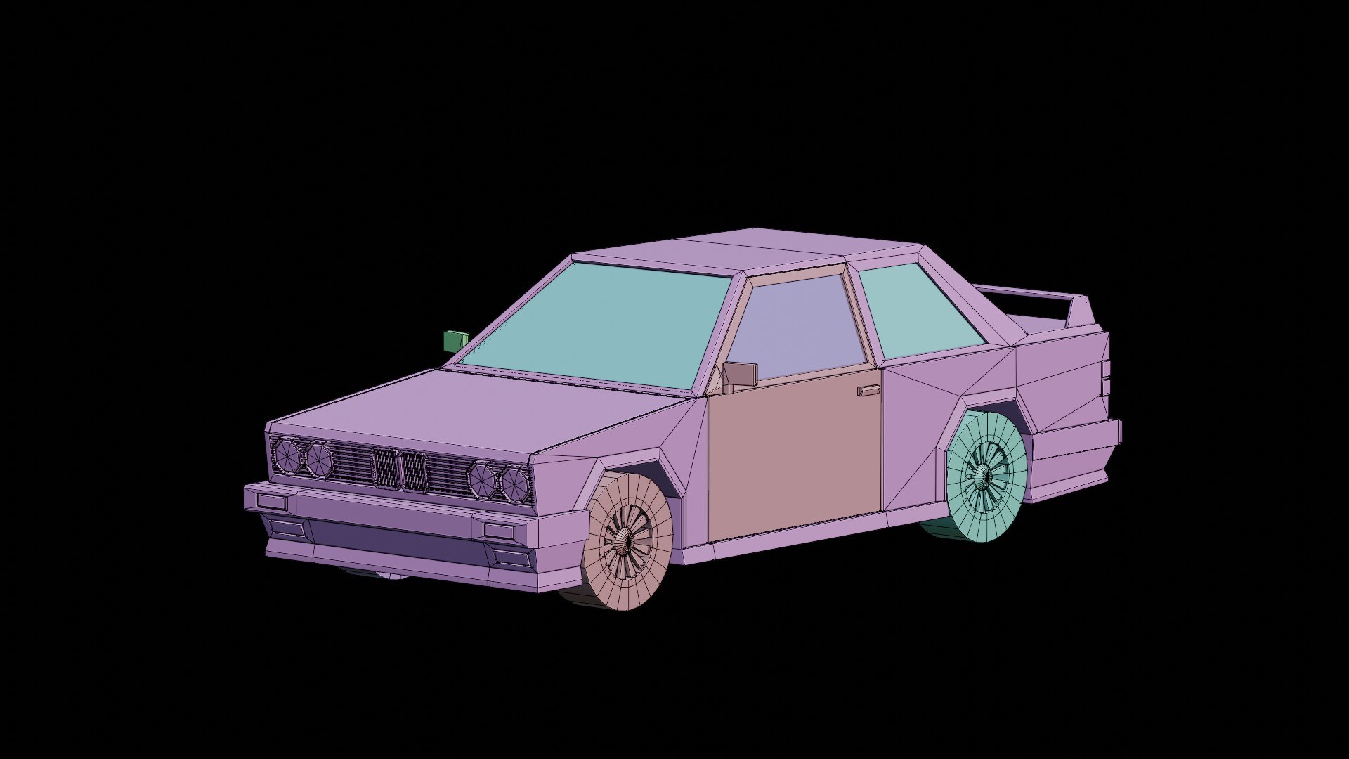 3D Stylized Euro Cars 80s Assets Pack - TurboSquid 2298610