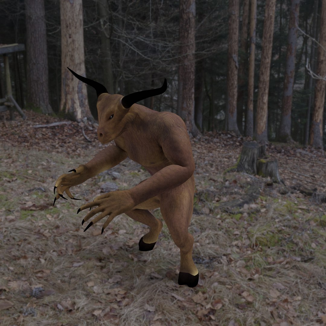 3D Minotaur Minature STL File Model - TurboSquid 2358061