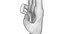 Realistische Handmodell-Pose-Geste 1