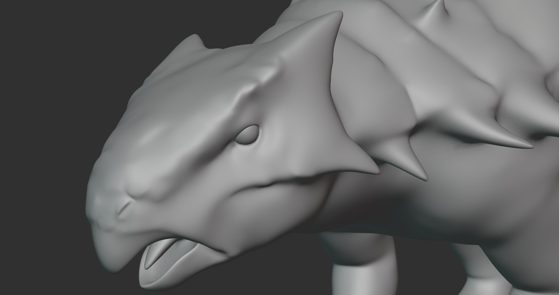 Scolosaurus Basemesh Low Poly 3D model - TurboSquid 1995203