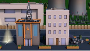 city 3D model