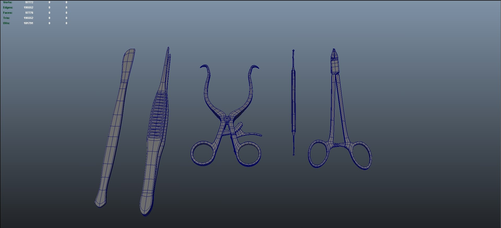 Surgical Instrument 3D Model - TurboSquid 1261534