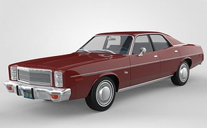 3D Plymouth Fury 1978