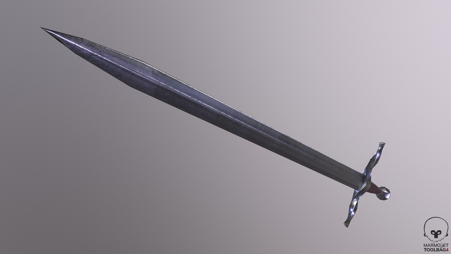 3D Model The Medieval Longsword V2 LOW POLY - TurboSquid 1771659