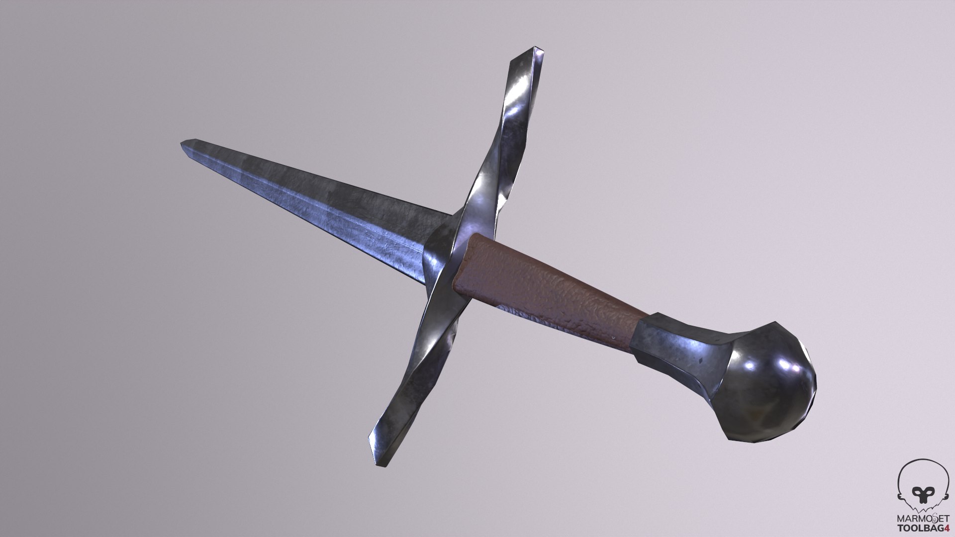 3D Model The Medieval Longsword V2 LOW POLY - TurboSquid 1771659