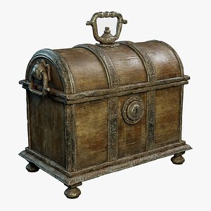 3D Ancient Treasure Chest PBR
