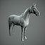 Horse base model+retopo