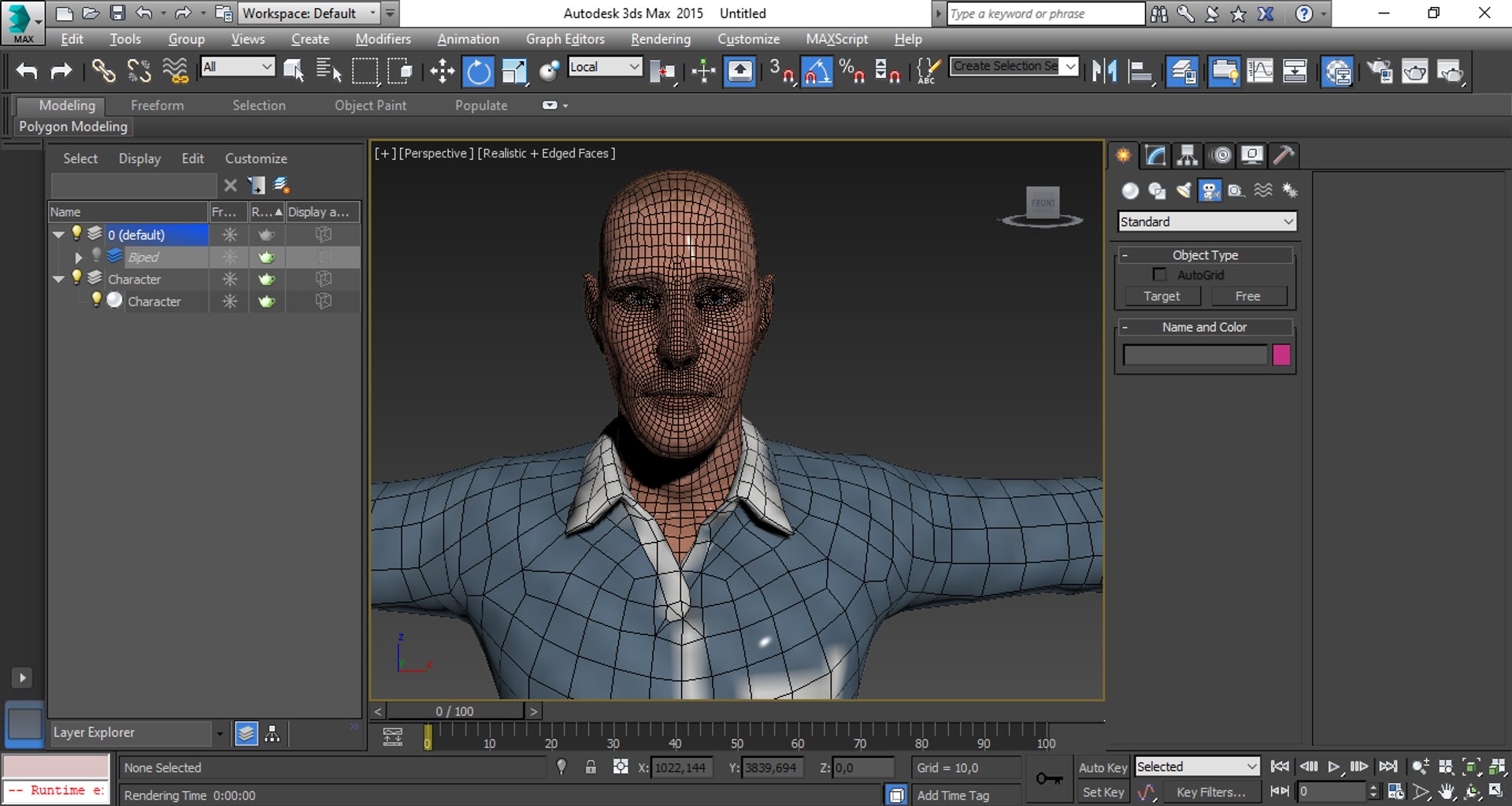 Rigging Character Model - TurboSquid 1214389