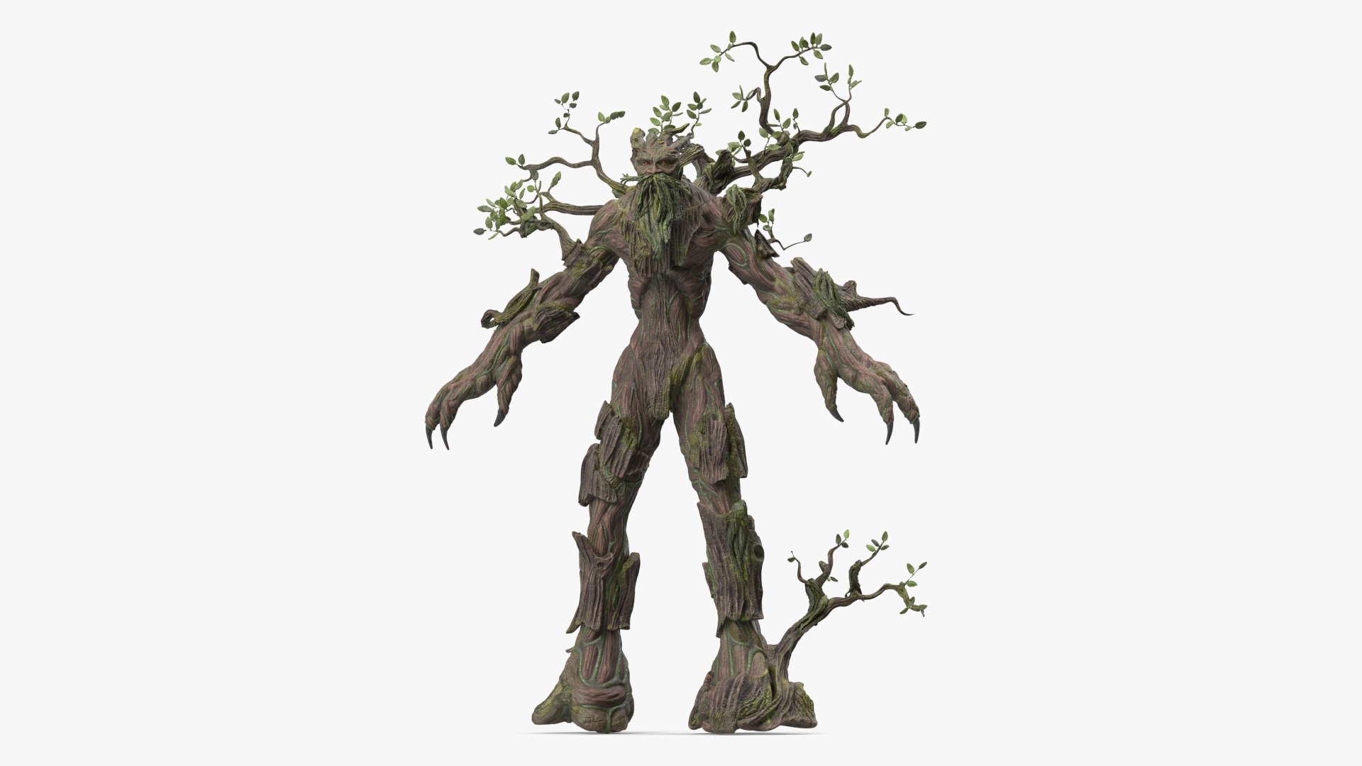 Dendroid A-pose 3D model preview