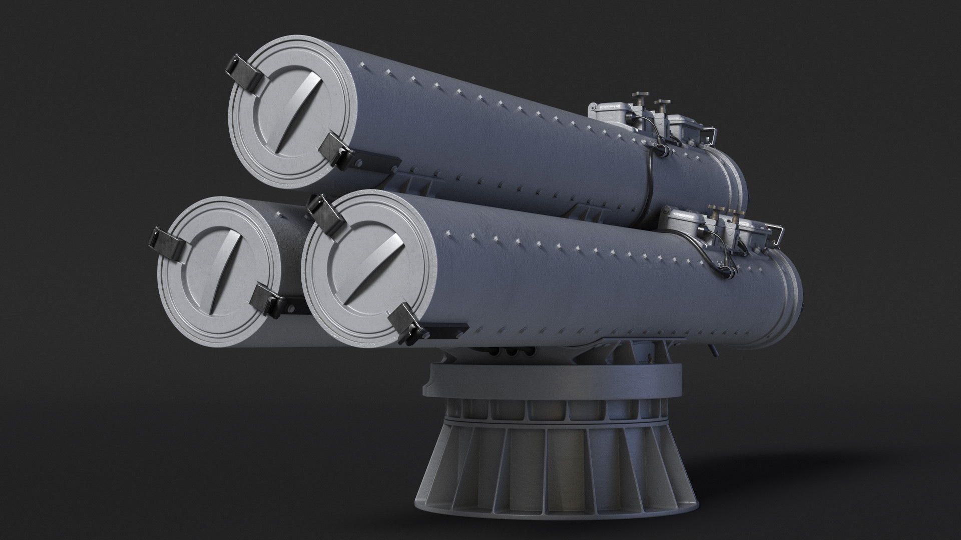 Mark 32 Torpedo Launching System 3D model https://p.turbosquid.com/ts-thumb/3c/PUW1QZ/9U/mark_32_torpedo_launching_system_006/jpg/1732266204/1920x1080/fit_q87/ec5fb19909952ad17f030039c4397426a665a2aa/mark_32_torpedo_launching_system_006.jpg