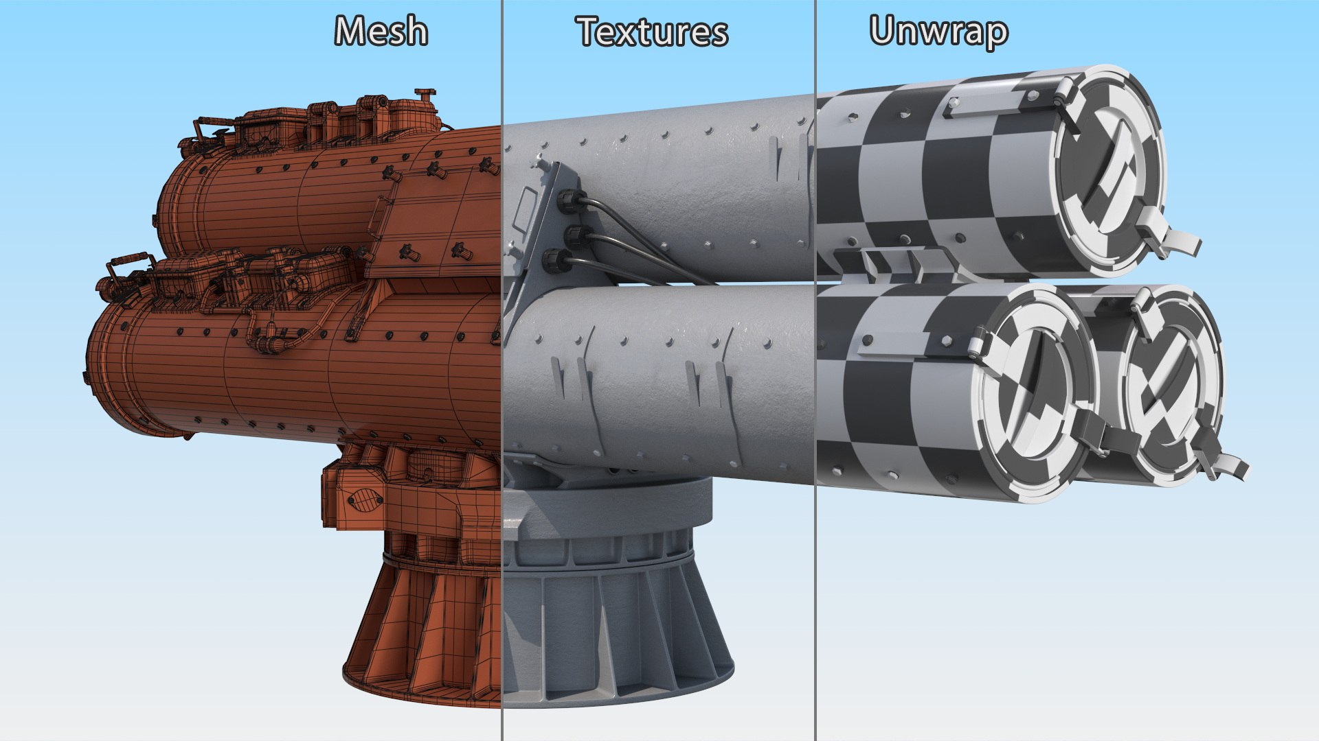 Mark 32 Torpedo Launching System 3D model https://p.turbosquid.com/ts-thumb/3c/PUW1QZ/h2/mark_32_torpedo_launching_system_017/jpg/1732266247/1920x1080/fit_q87/70be63b70de01a8589b195ac83ca284404cf29f1/mark_32_torpedo_launching_system_017.jpg
