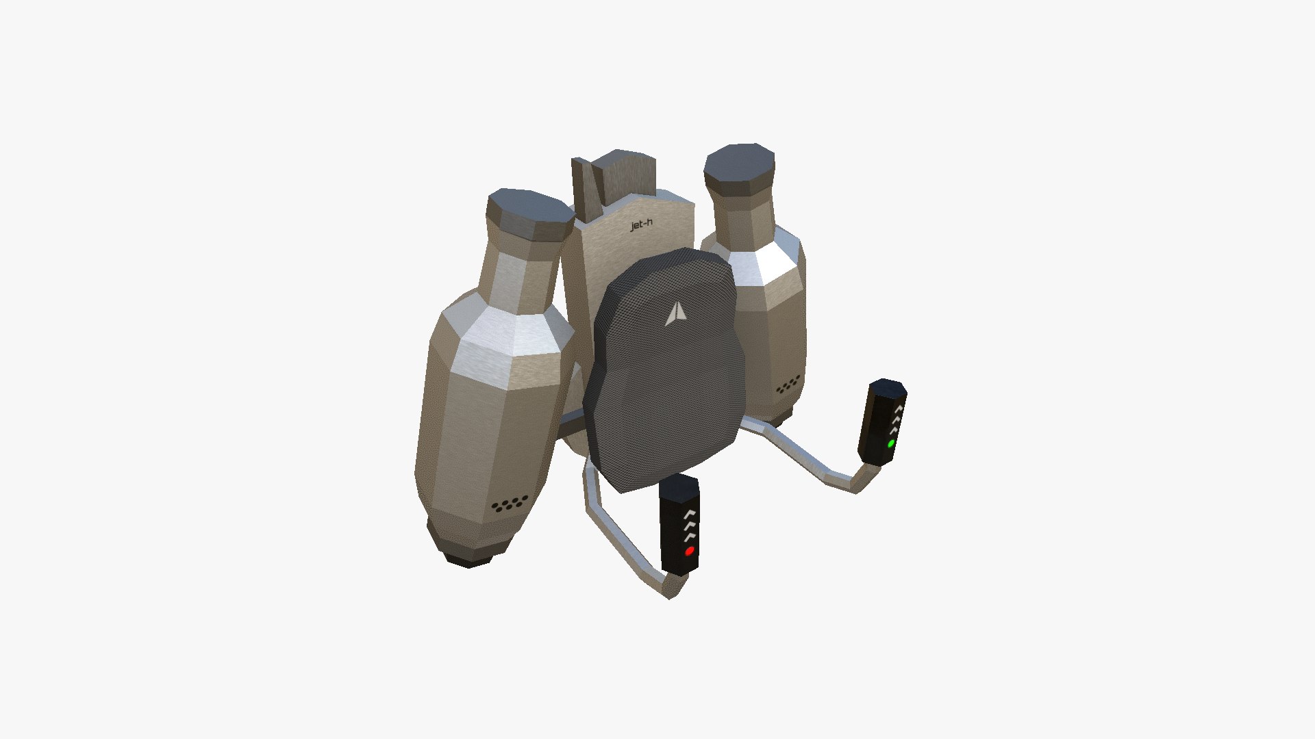 Jetpack Low Poly H05 - SciFi Character Design Model - TurboSquid 2256400