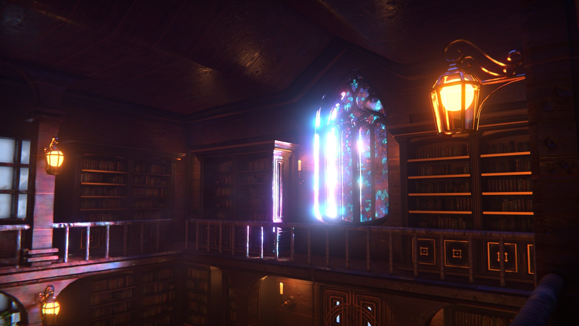 3D model high detail library environment - TurboSquid 2100086