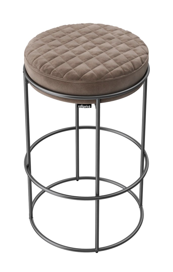 Calligaris atollo stools pouf 3D TurboSquid 1375632