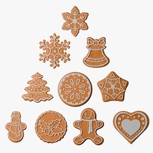 3D Gingerbread Cookies