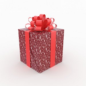 3D christmas gift box