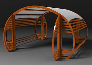 3ds max circular pergola