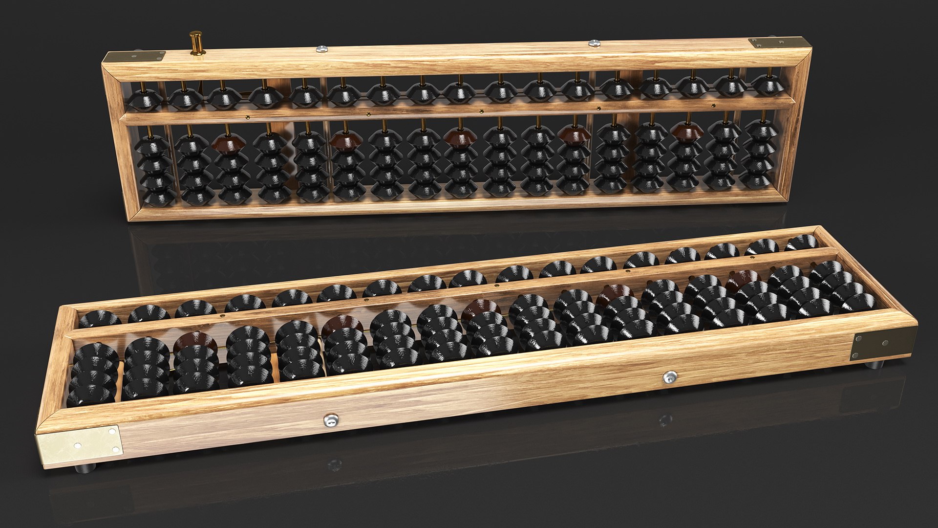 Vintage soroban abacus 3D model - TurboSquid 1654938