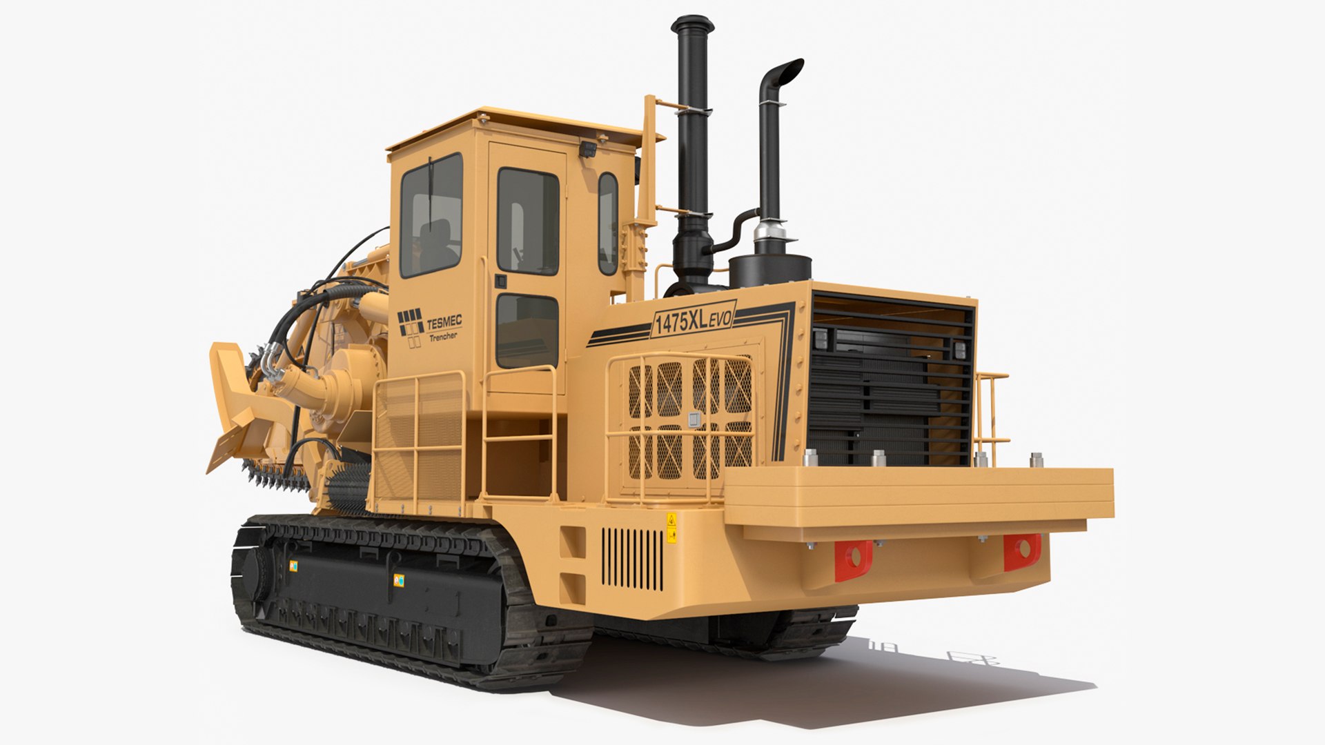 Tesmec 1475 XL EVO Trencher New 3D model preview
