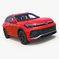 Volkswagen Tiguan 2024 Red Simplified