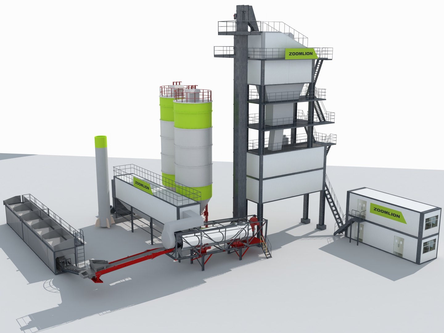 3D Concrete Batching Plant - TurboSquid 1948298