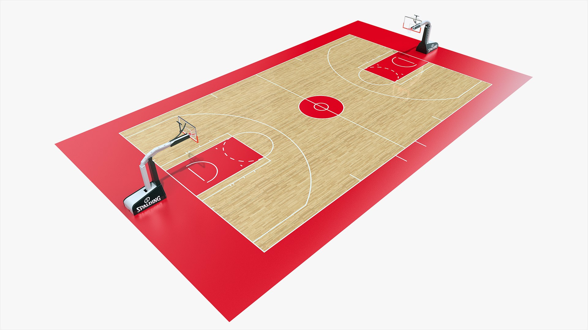 Basketball Court вид сверху