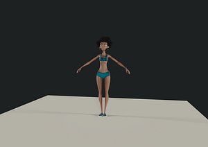 veronica Advanced  rigged Female for Blender 4.2