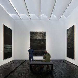 3D Menil Collection Art Gallery