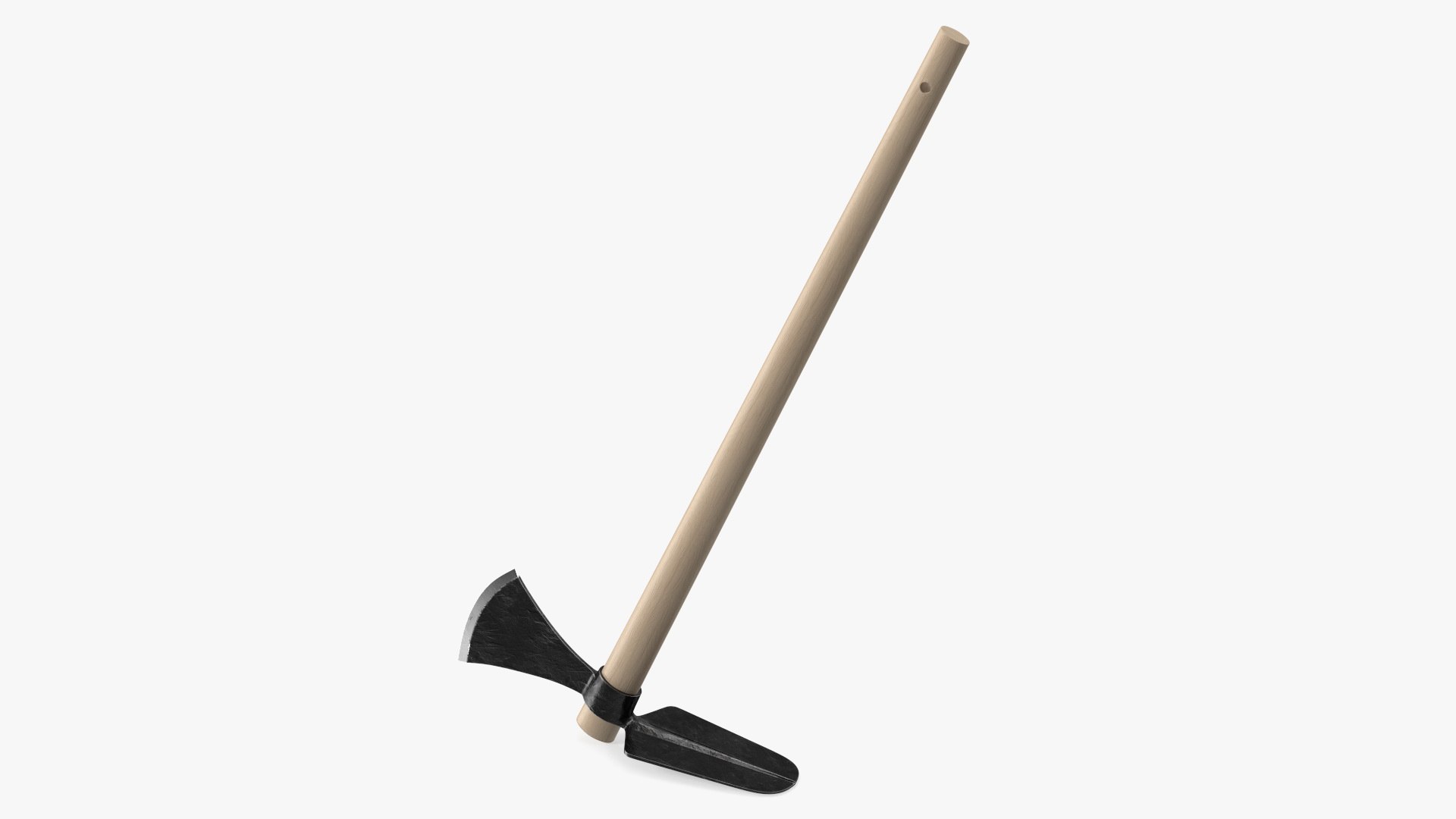 Hoopoe Two Head Garden Hoe 3D model preview