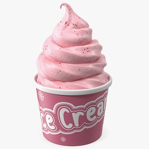 3D model Fruit Ice Cream Cup