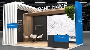 3D exhibition stall booth-473