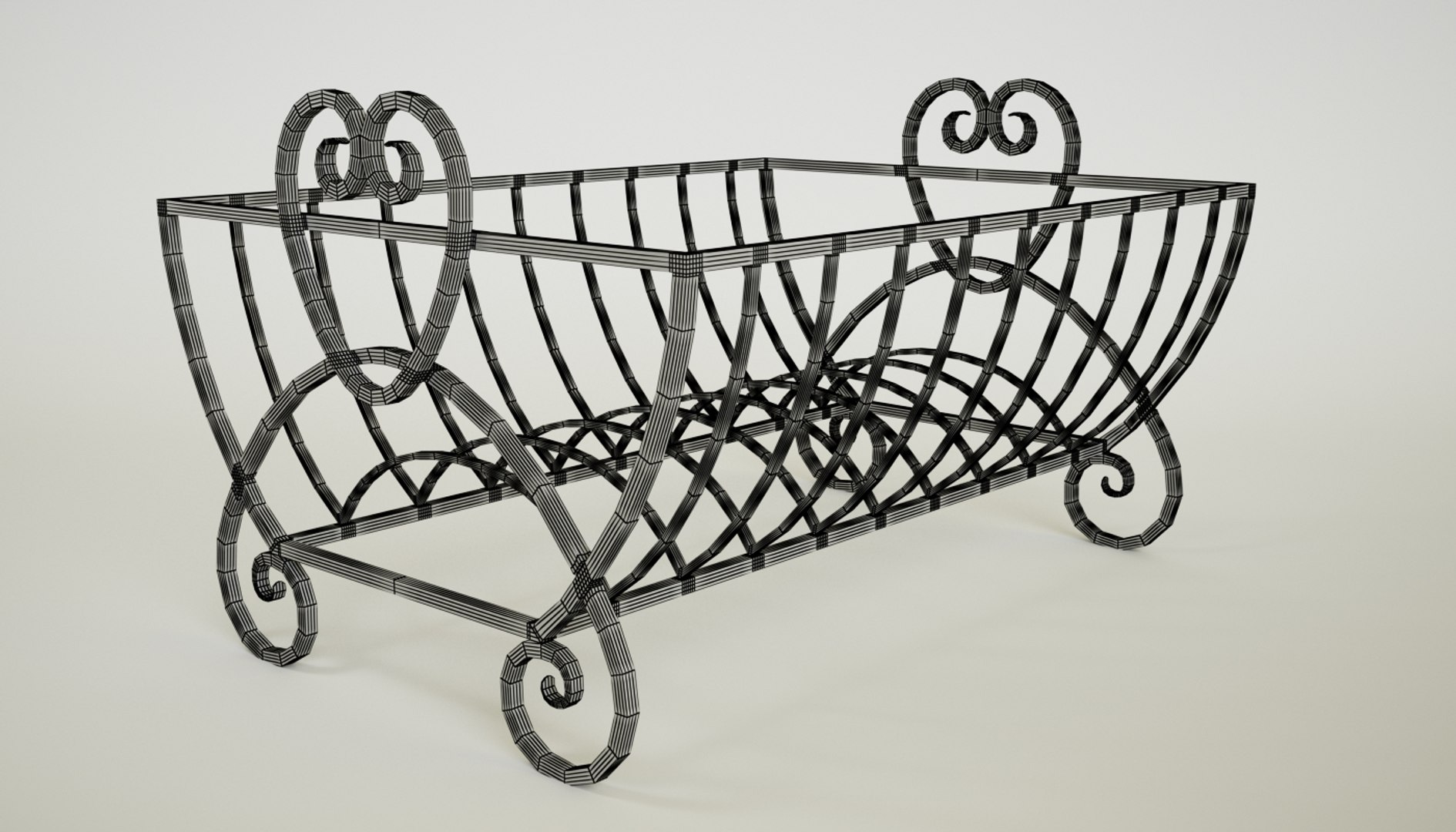 Vintage French Wire Dish Drying Rack