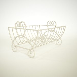 Cream Heart Dish Drainer Rack
