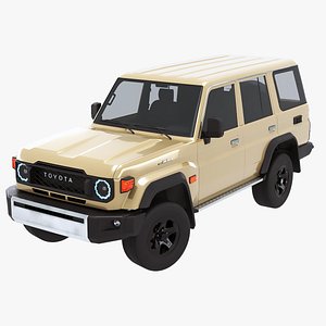 Toyota Land Cruiser J70 2025 - PBR - 3 LODs 3dsMax FBX Blender