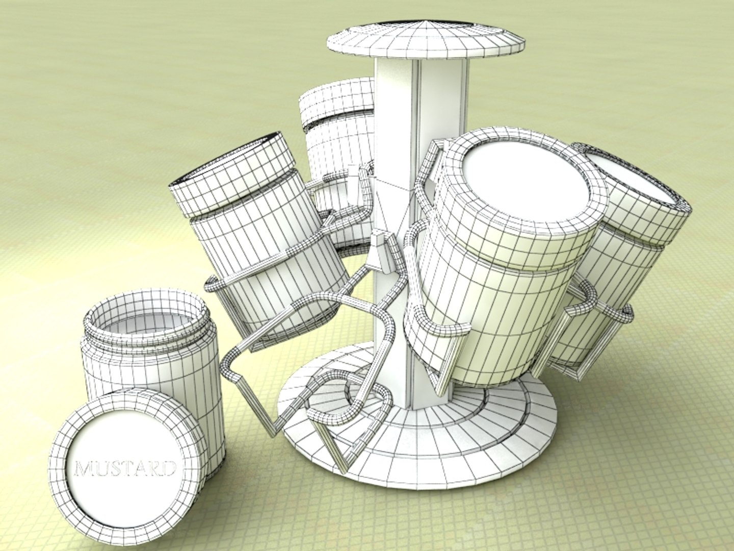 Spice Rack 3d 3ds