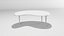 Table de bureau blanche