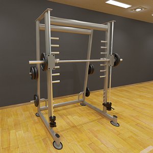 3D Squat trainer model