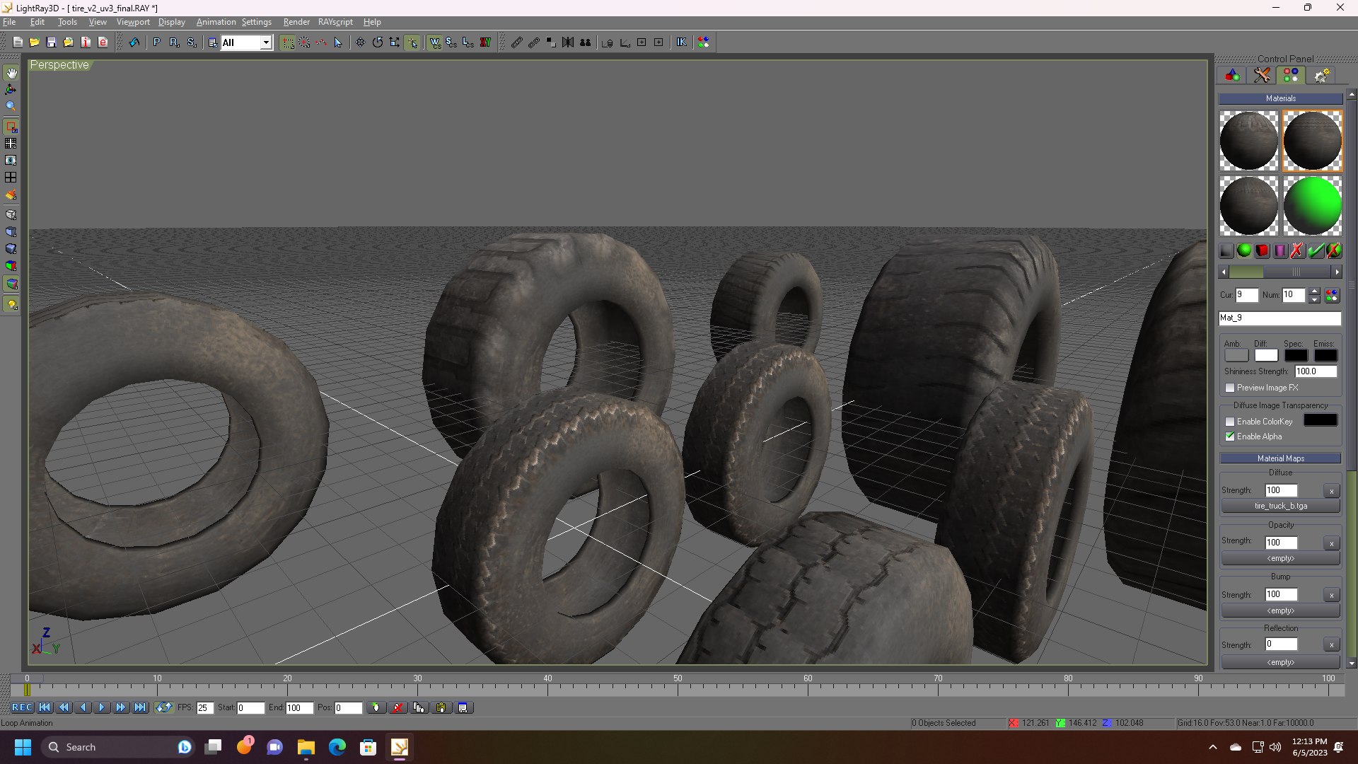 Tires Low Poly Game Ready 3d 3D Model - TurboSquid 2079810