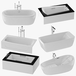 6 bathtub tub 3D model
