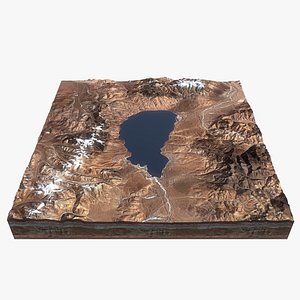 lake china relief 3D model
