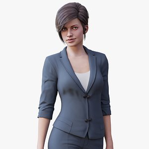 Female Professional Rig 3D model