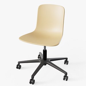 Hal Studio Chair Beige - Modern PBR Office Chair 3D model