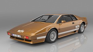 3D 1980 Lotus Esprit Turbo