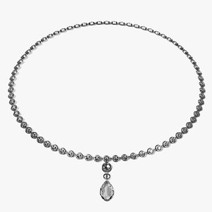 necklace neck 3d 3ds