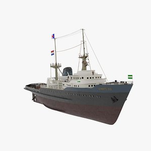 tug ship vessel model