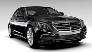 mercedes benz s 3d c4d