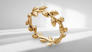 Leaf Ring 3D model