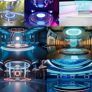 UE5 Virtual Stage Collection 3D
